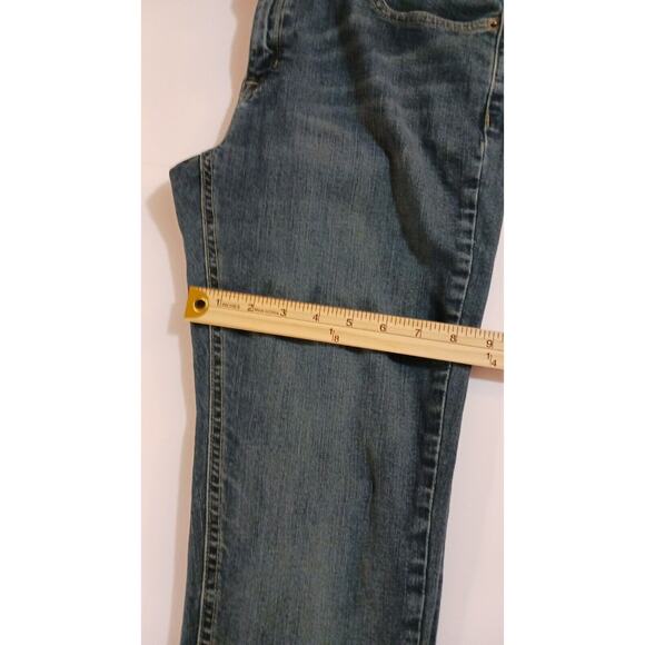 Michael Kors Women's Blue Mid-Rise Skinny Jeans Size 8 - Picture 11 of 14